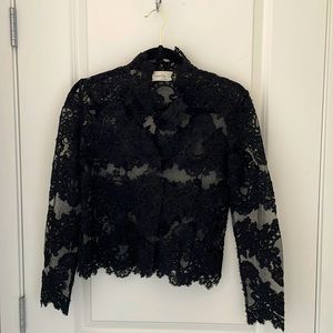 Long sleeve lace Babaton shirt